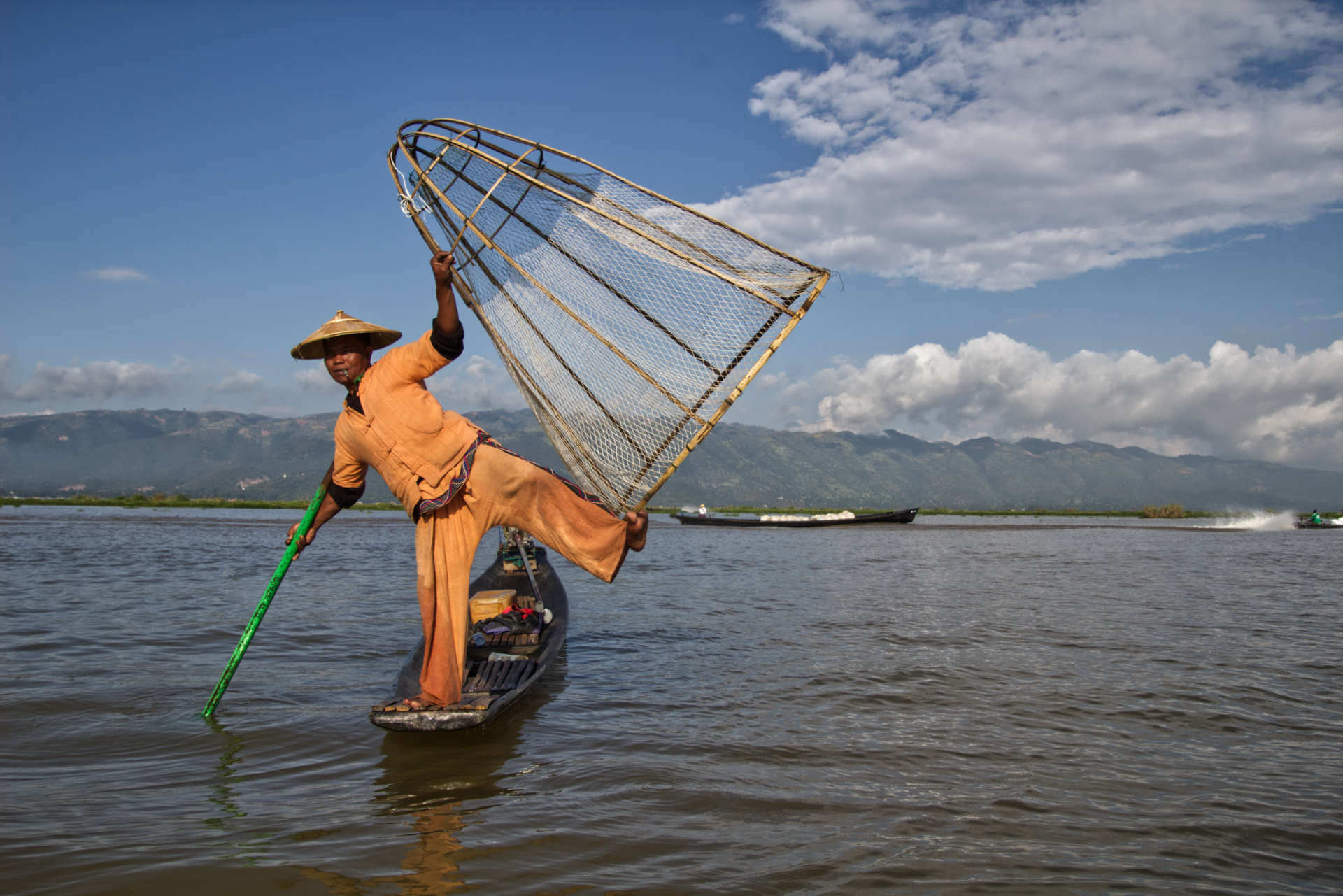 Myanmar Inle Lake Fischer