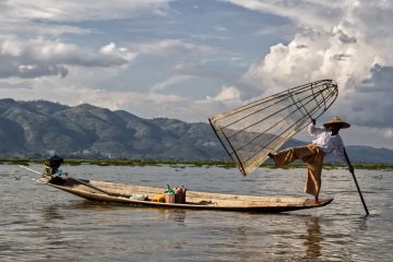 Myanmar Inle Lake Fischer