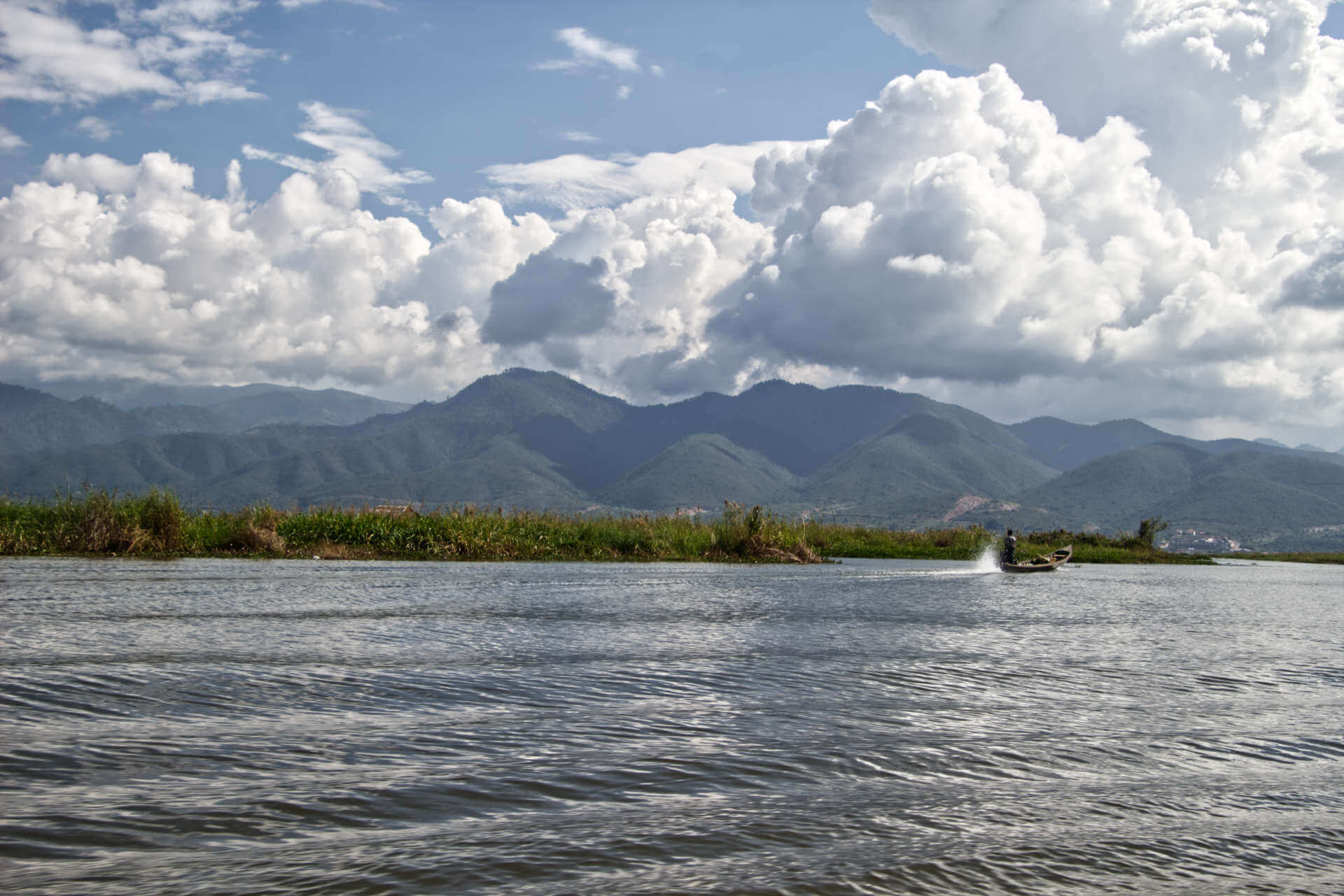 Myanmar Inle Lake Wasserlandschaft