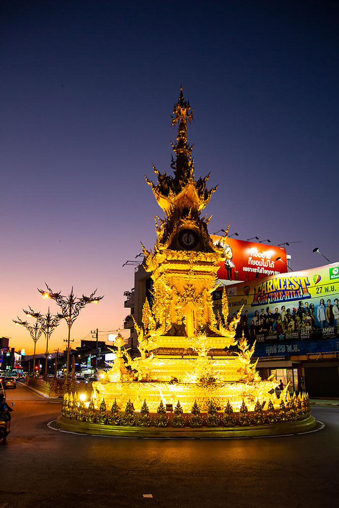 Clock Tower in Chiang Rai