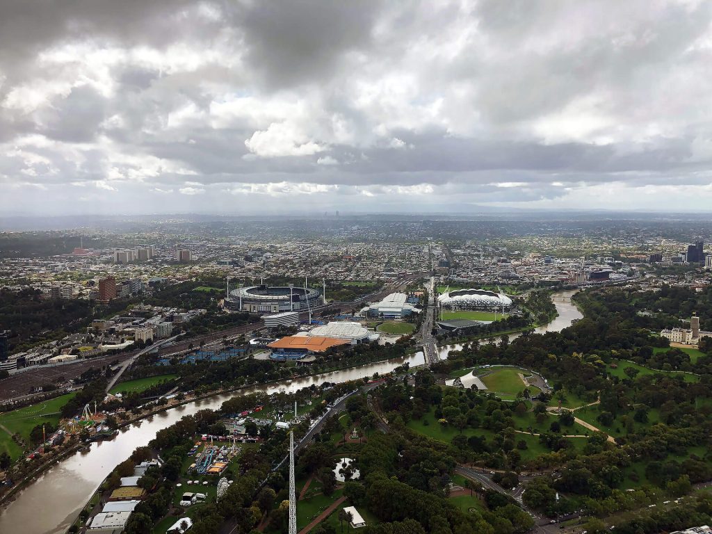 Melbourne von oben - Eureka Tower