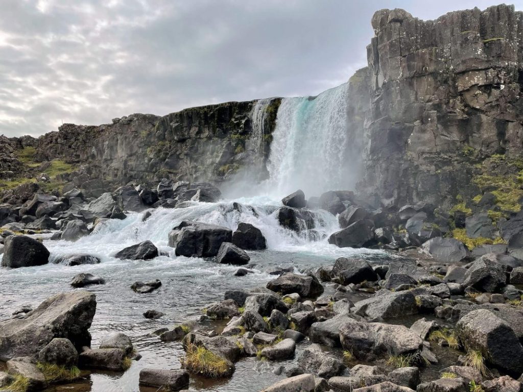 Wasserfall Thingvellir Nationalpark Island