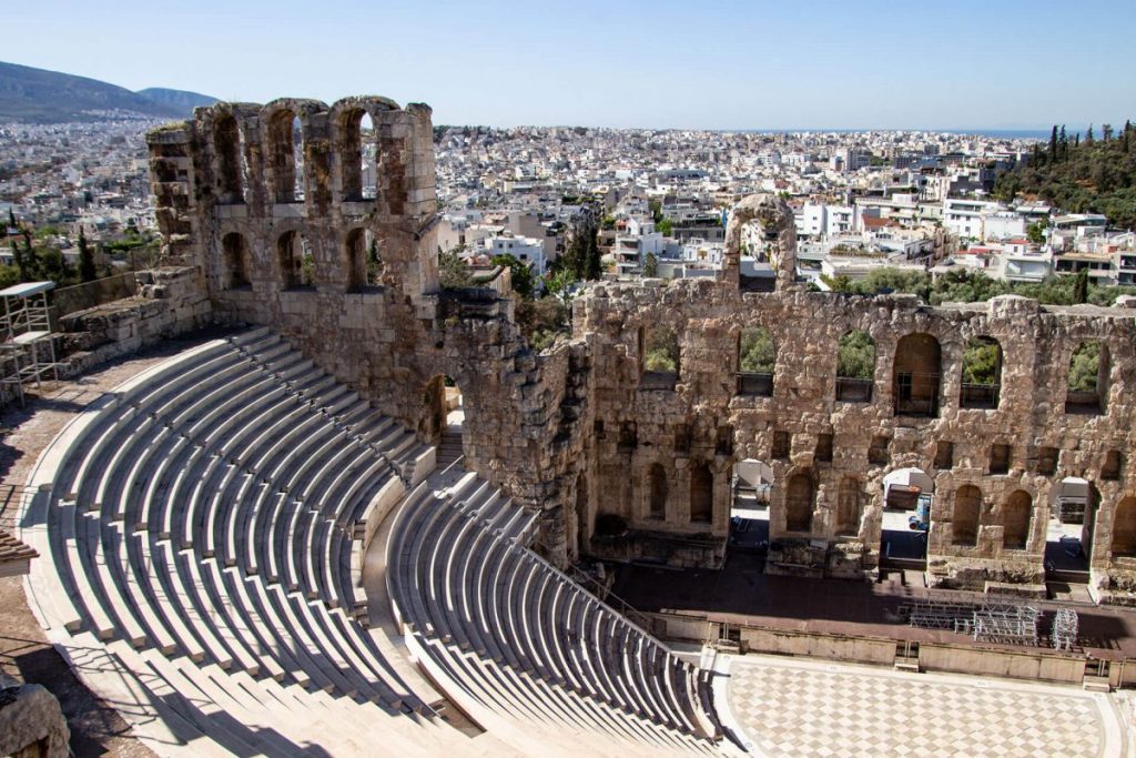 Odeon Herodes Atticus - Akropolis, Athen, Griechenland