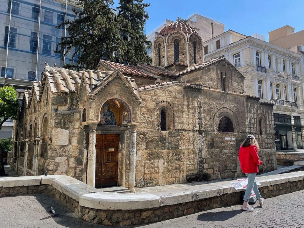 Kapnikarea Kirche in Athen, Griechenland