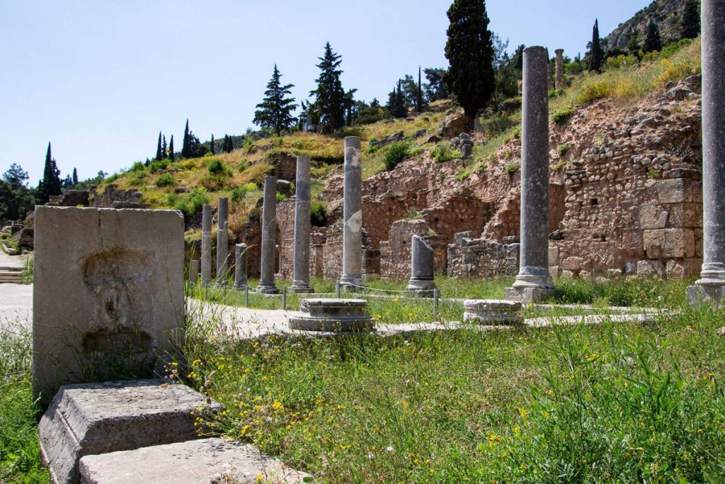 Ruinen von Delphi, Griechenland